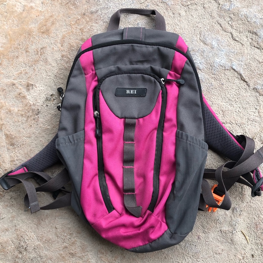 REI Pink and Gray Backpack